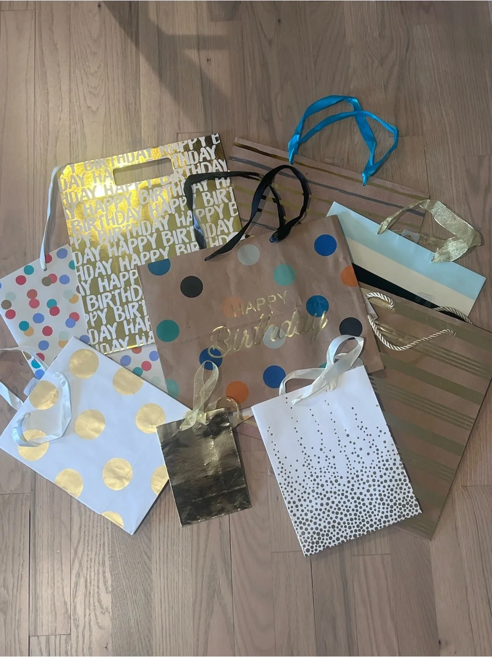 58 Assorted Multicolor Gift Bags